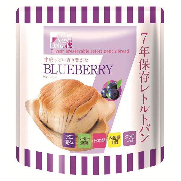 The Next Dekade 7年保存レトルトパン ブルーベリー 50袋入り