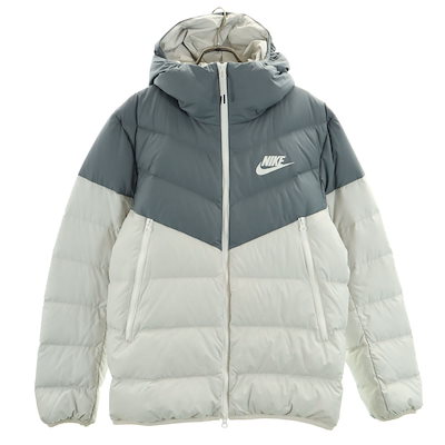 Qoo10] NIKE ダウンジャケット M ホワイト 他 メン : メンズ