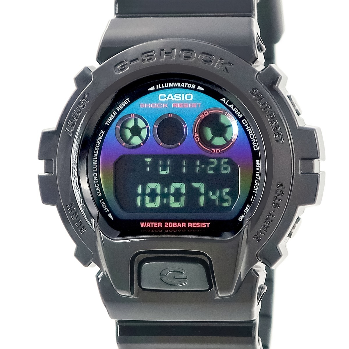 G-SHOCK ヴァーチャルレインボー Gamer’s RGBシリーズ DW-6900RGB-1ER クオーツ メンズ 未使用 レインボー 3年保証