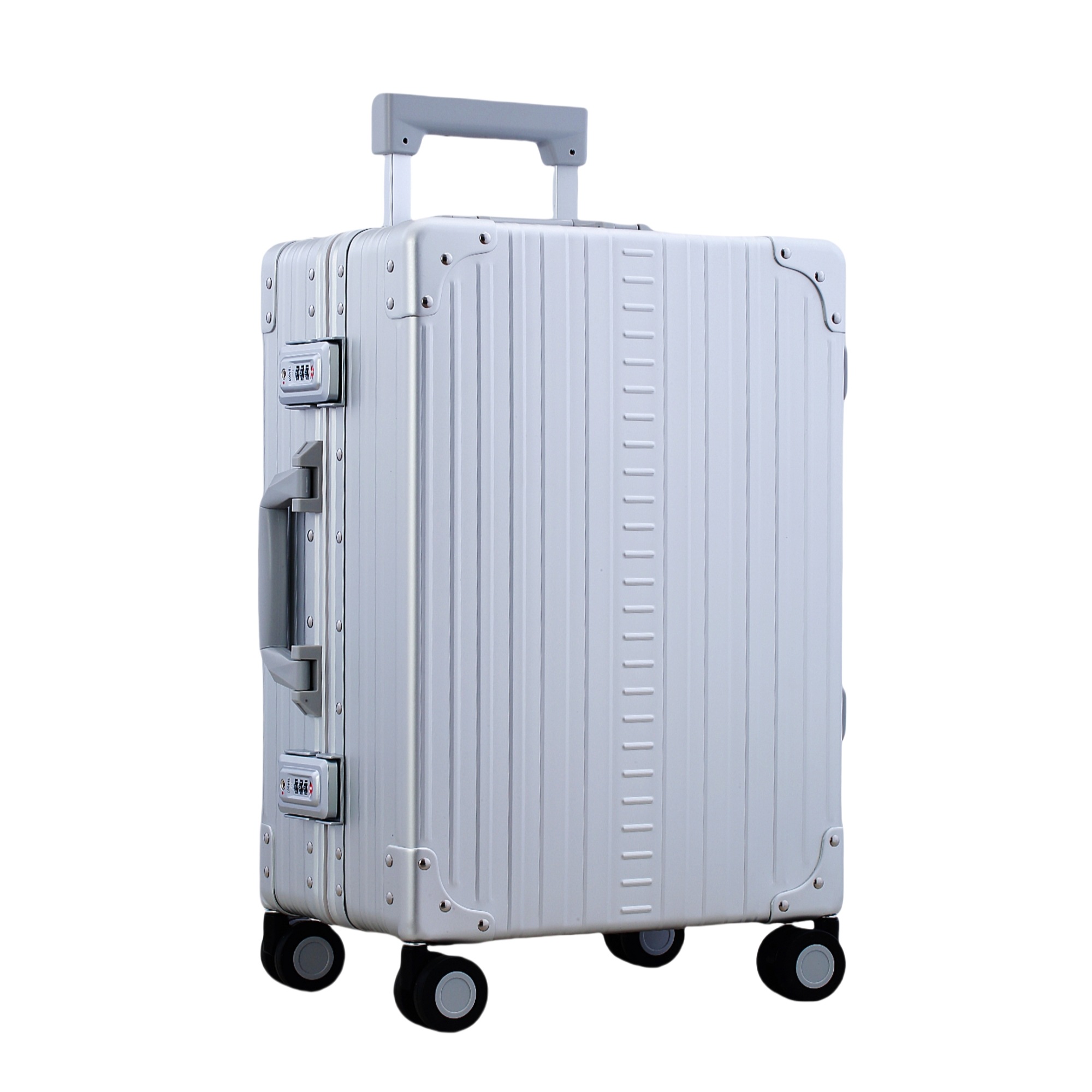 スーツケース キャリーケース オールアルミ合金 機内持込 TSAロック アルミ合金製 防水 軽量 耐衝撃 静音キャスター 5年修理保証 メーカー保証