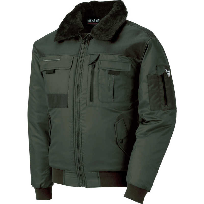 ジーベック　222 現場服 防寒ブルゾン M OD　222-64-M