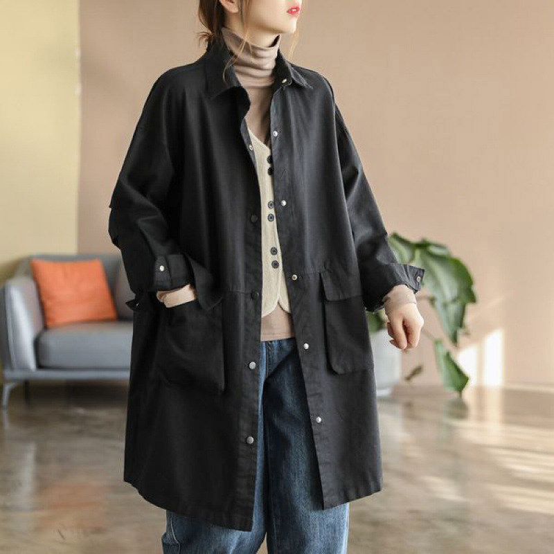 ロングコート トレンチコート おしゃれ アウター 春 コート レディース 春服 秋服 無地 シンプル 大人 トレンチコート ショート スプリングコート 女性 通勤 春 秋 きれいめ かわいい アウター