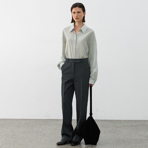 (PT-5694)ESSENTIAL STRAIGHT FIT PANTS