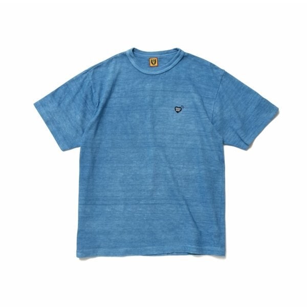 INDIGO HEART BADGE T-SHIRT HM23CS034