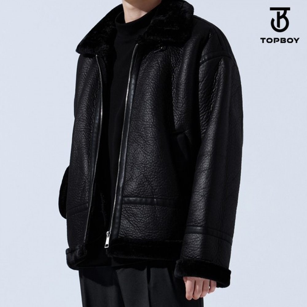 (トップボーイ) ハイネックレザーフリースマスタング (K2127)