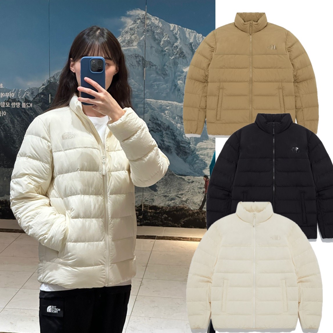 MS LYSERDS DOWN JACKET 3色 男女共用 人気 冬ジャケット 韓国ファッション 季節の変わり目 防寒用