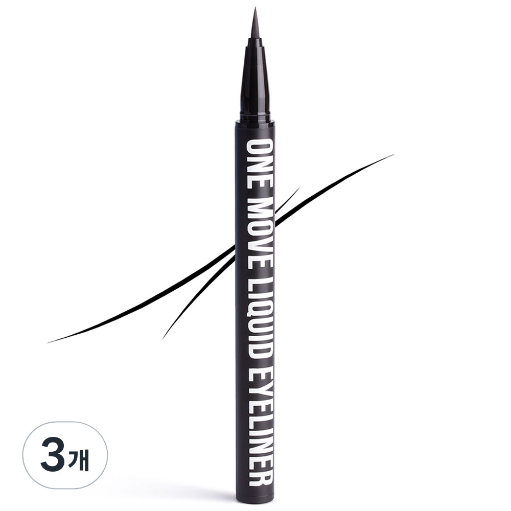 イングロット ワン ムーブ リキッド アイライナー 055ml ディープブラック 3本