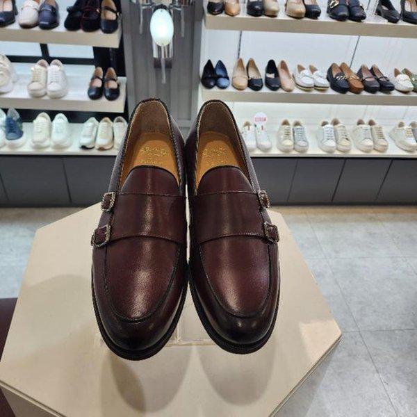 HC10 男性バーガンディダブルモンクローファー3cm LCMD68U32329 (45335066)