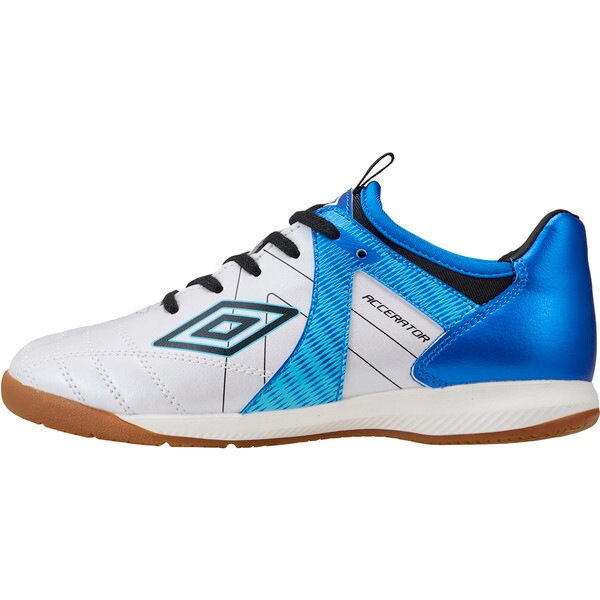 サッカージュニアインドアシューズ アクセレイター TR JR WIDE IN ホワイト UF5SFCF1J WHBL 23.5cm 5,478円