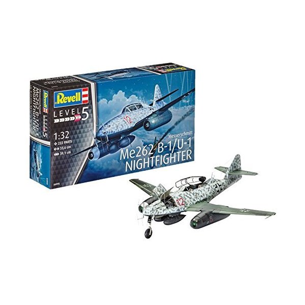 Revell 04995 Messerschmitt Me262 B-1/U-1 Nightfighter Model Kit 並行輸入品
