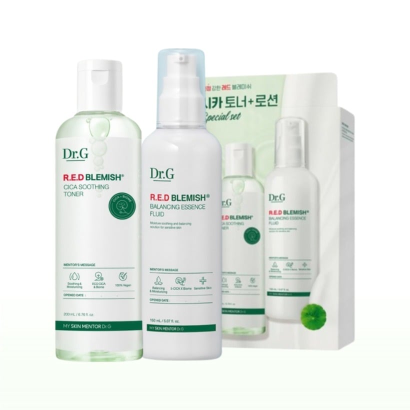 [トナー 1個 + ローション 1個 韓国人気 企画セット] レッド ブレミッシュ シカトナー 200ml + ローション 150ml セット/ コスメ おすすめ 低刺激 人気エッセンス