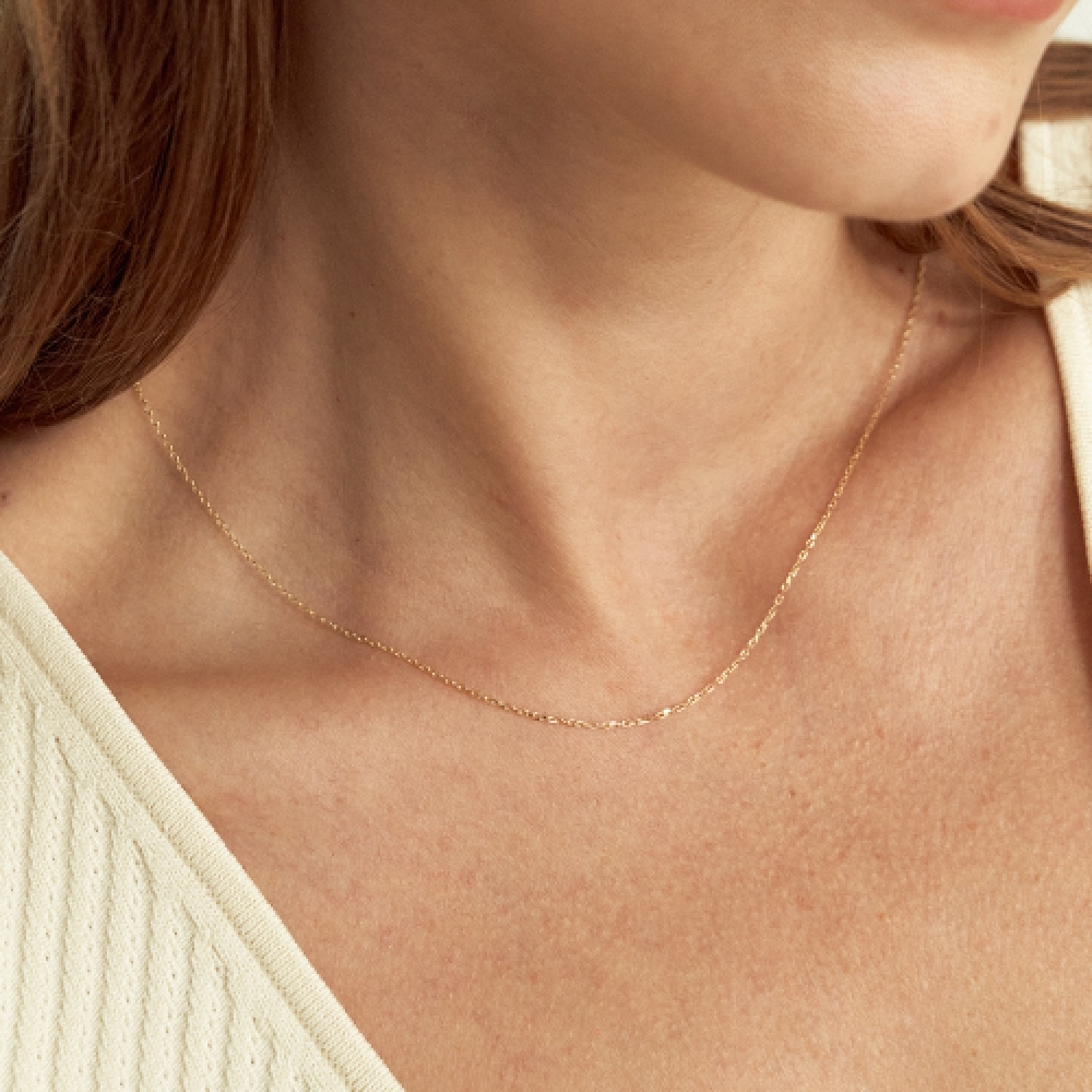 LUNNE 14k エブリデイ0.3 各チェーンネックレス (14k ゴールド) LHN02