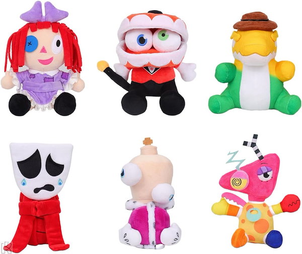 Amazon.co.jp: アメージングデジタルサーカス ぬいぐるみ 全