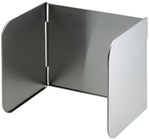 KOGU 考具 OUTDOOR 油ハネガード ウィンドスクリーン 【日本製】 風除け 風防板 油汚れ防止 折りたたみ式 3面 レンジガード バーベキュー キャンプ アウトドア ステンレス 燕三条 45