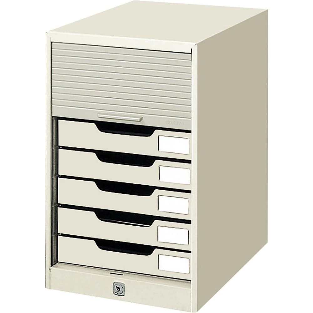 （まとめ買い）シャッターケース ライトグレー 7段 SC-7M [x3]