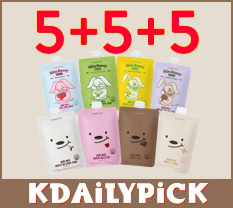 【メガポ限定】【5+5+5】スリムベアー&バニー&スキニーパンダシェイク５包＊3/置き換え/ダイエットシェイク/ 食事代用/タンパク質18g/低カロリー・満腹感サポー/正規品