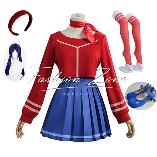 激安販売!MiSide：ミサイド ミタ コスプレ衣装 ウィッグ 靴 cosplay 衣装 コスチューム ハロウィンイベント 変装 仮装