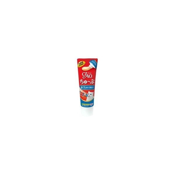 【1ケース】【お取り寄せ対象品】チャオ ちゅーぶ まぐろ ほたて貝柱入り 80g[いなばペットフード CIAO(チャオ)] *48個