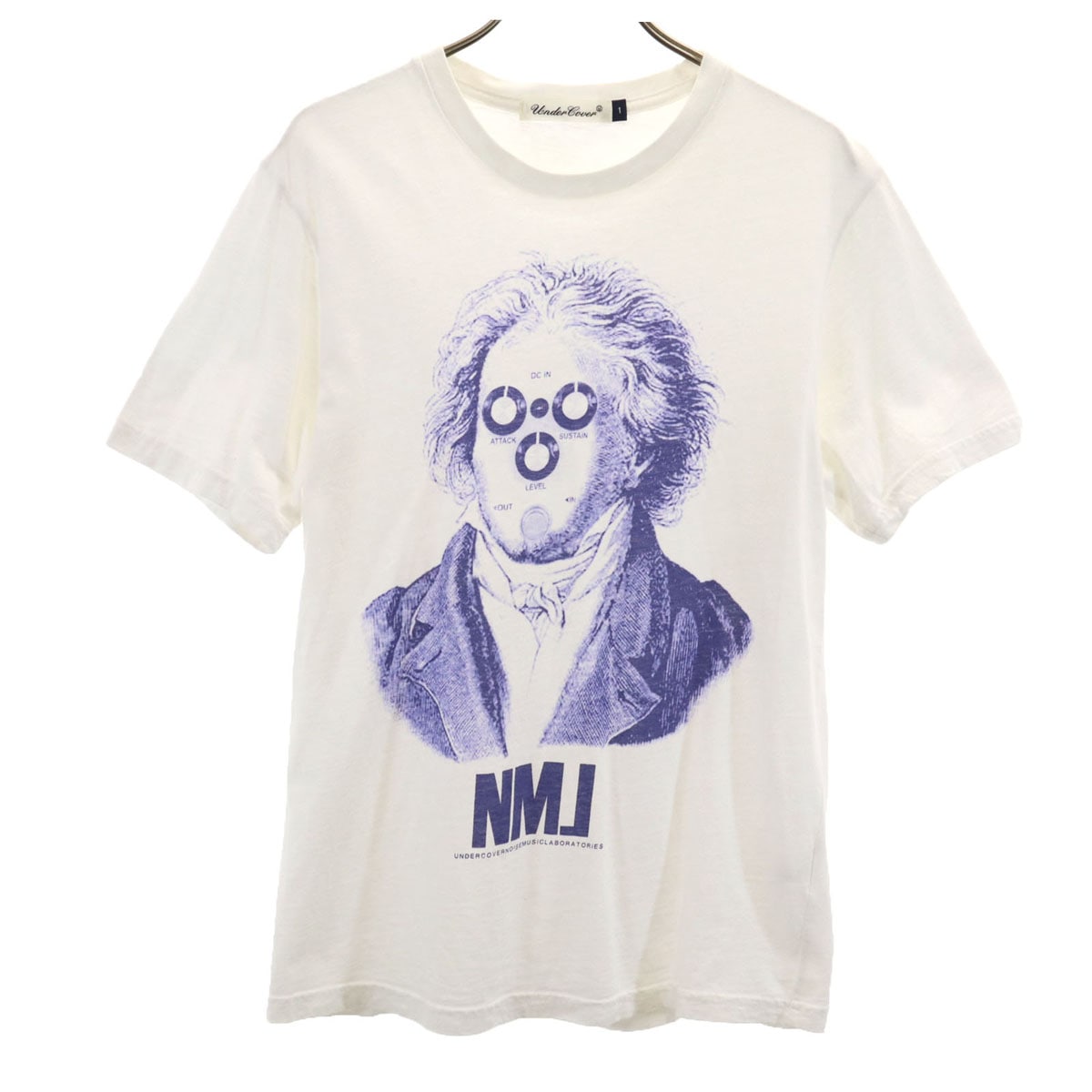 日本製 ベートーベン アンプ 半袖 Tシャツ 1 ホワイト メンズ 古着
