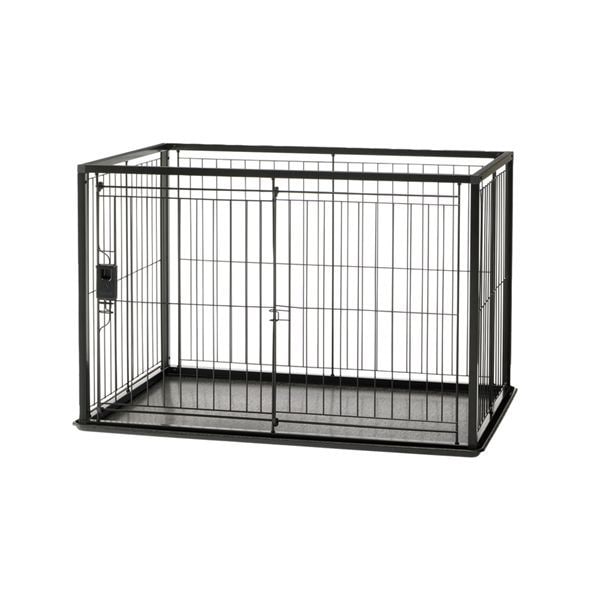 リッチェル インテリアペットサークル 90-60 ブラック 犬猫用品