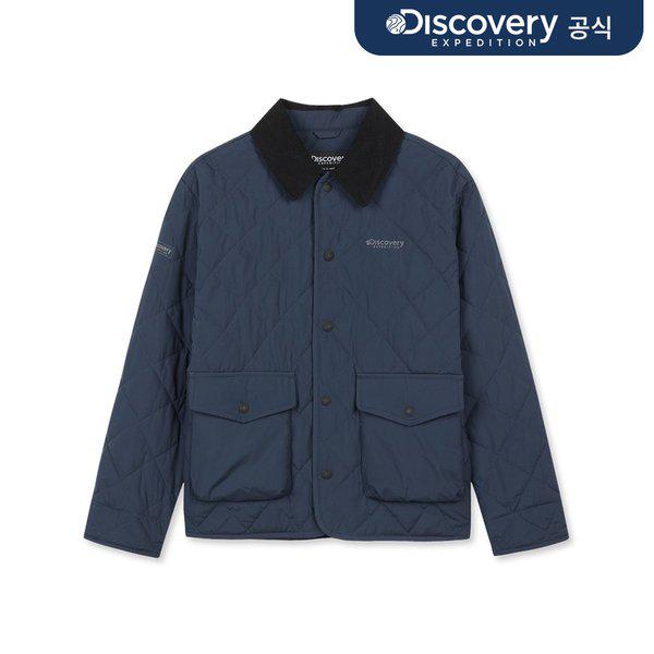 キッズ パッド入りキルティングジャンパー (D/NAVY) _