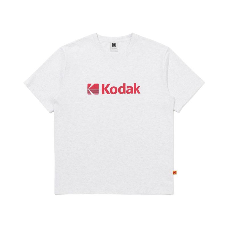 [公式]エッセンシャル ビッグロゴ アスキン 半袖Tシャツ WHITE MELANGE