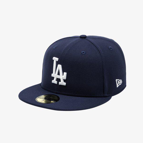 [] MLB LAドジャース ベーシック サイズキャップ ライトネイビー_14561929