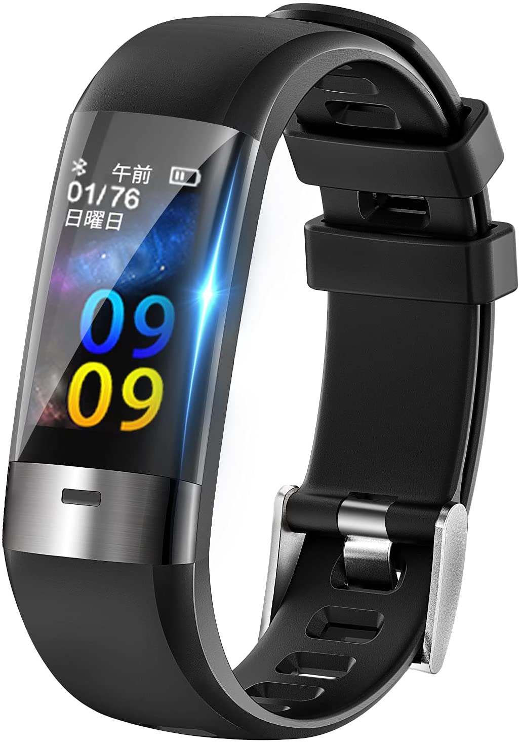 【本日限定価格】 スマートウォッチ フィットネスリストバンド 日本語APP対応 Android &