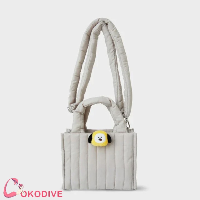 [CHIMMY ]FACE DOLL BADGE 2 WAY QUILT BAG