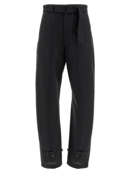 LEMAIRE Women Straight Pants PA1223 LF414 BK996 Black