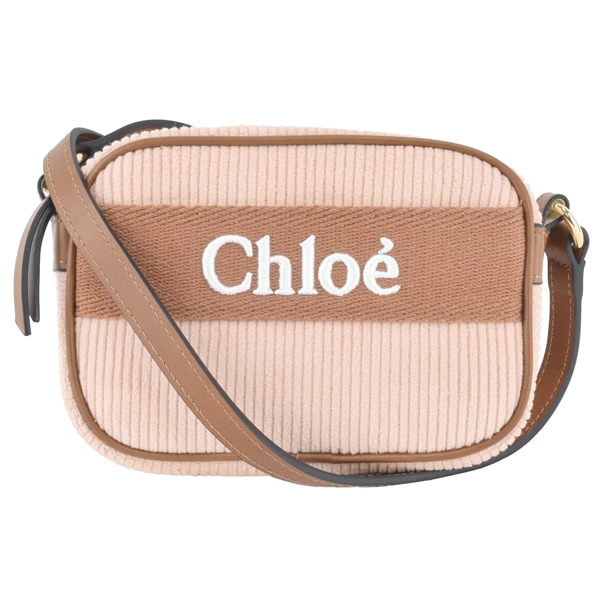 Chloe クロエ LOGO MINI SHOULDER BAG/コーデュロイ ロゴ ミニショルダーバッグ/C20273 454