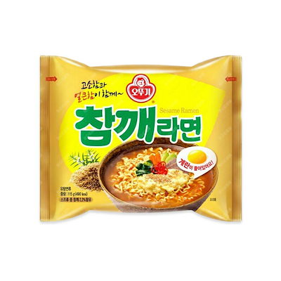 チャムケラーメン 115g x 5袋 ごまラーメン 韓国ラー...のサムネイル