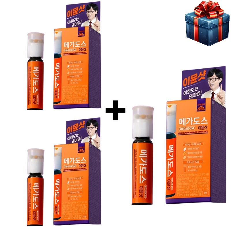 [5月オールヤングピック2+1] メガドス イミュンショット 3箱 12個入り 父の日 父の日 プレゼント韓国人気栄養剤免疫力健康活力エネルギー体力補強 高含有ビタミンミネラルアミノ酸アルギニン 精製