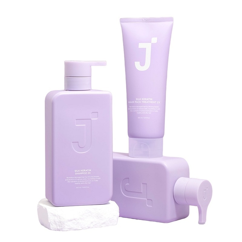 シルクケラチン2Xシャンプー企画セット（500+500+200ml）