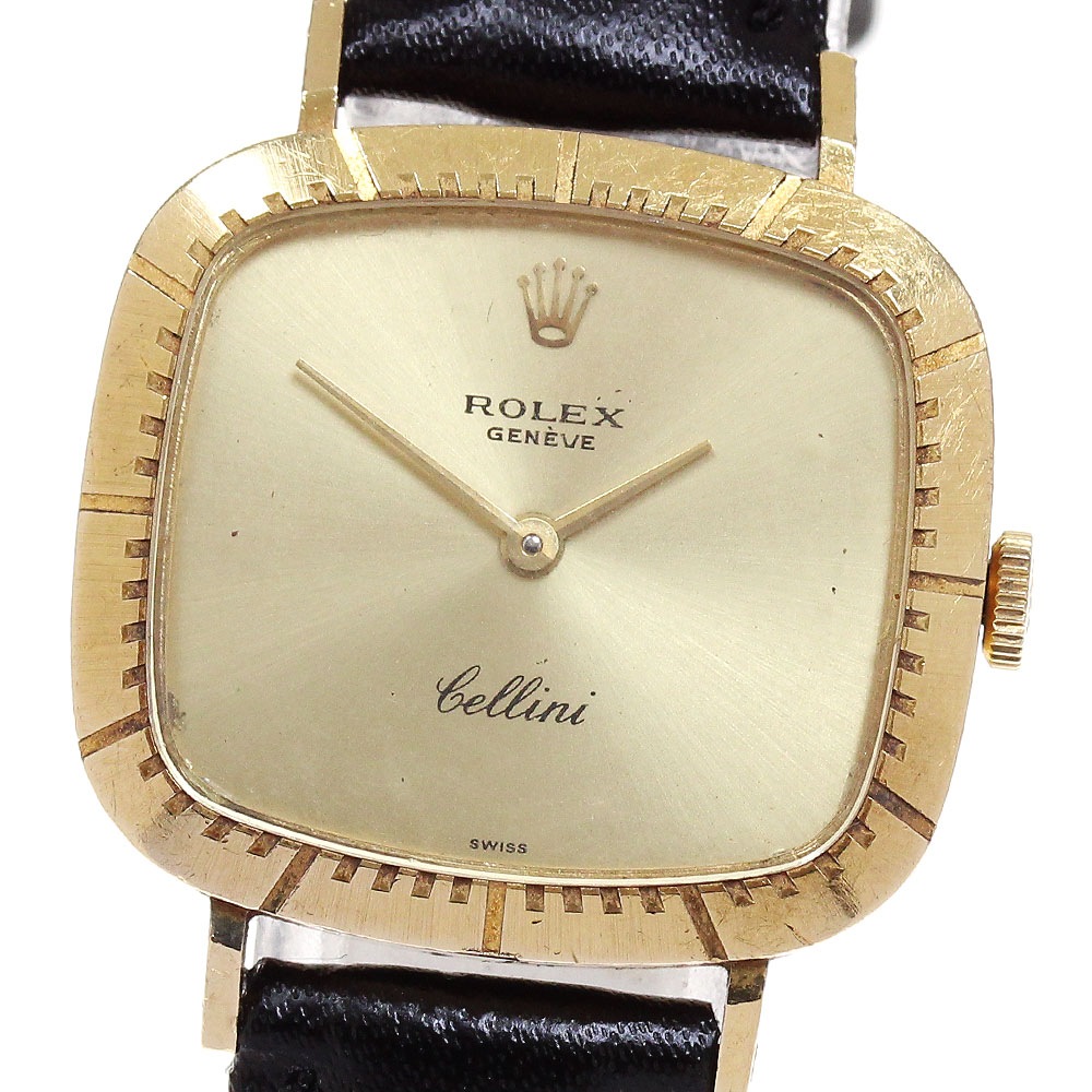 【人気良品!】ロレックス ROLEX 4082 チェリーニ K18YG cal.1600 手巻き レディース _827594【中古】激安直営店