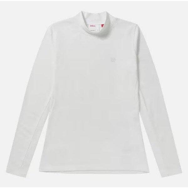 M 長袖T LQC W243002GTL92-OWH 女性モックネック長袖Tシャツ