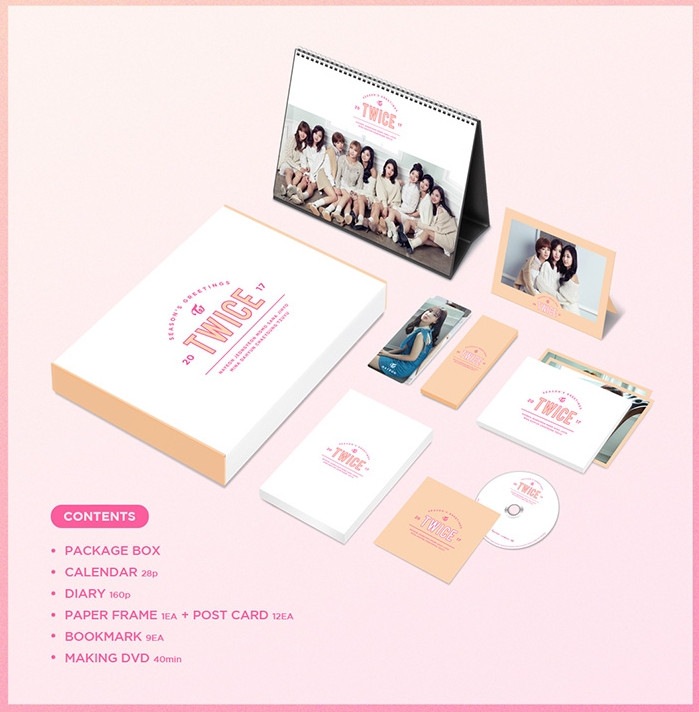 [未開封新品] TWICE TWICE 2017シーズングリーティング_KPG