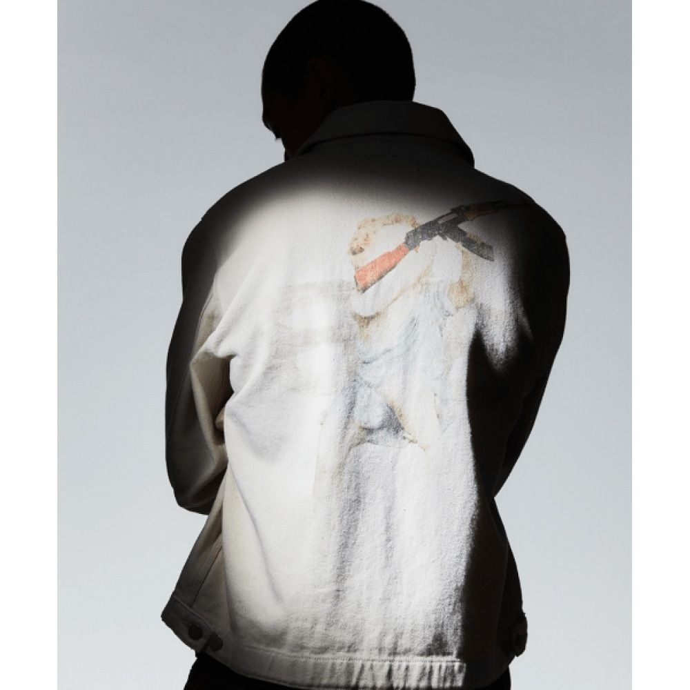 BLUR シューティングエンジェルワークジャケット [アイボリー]