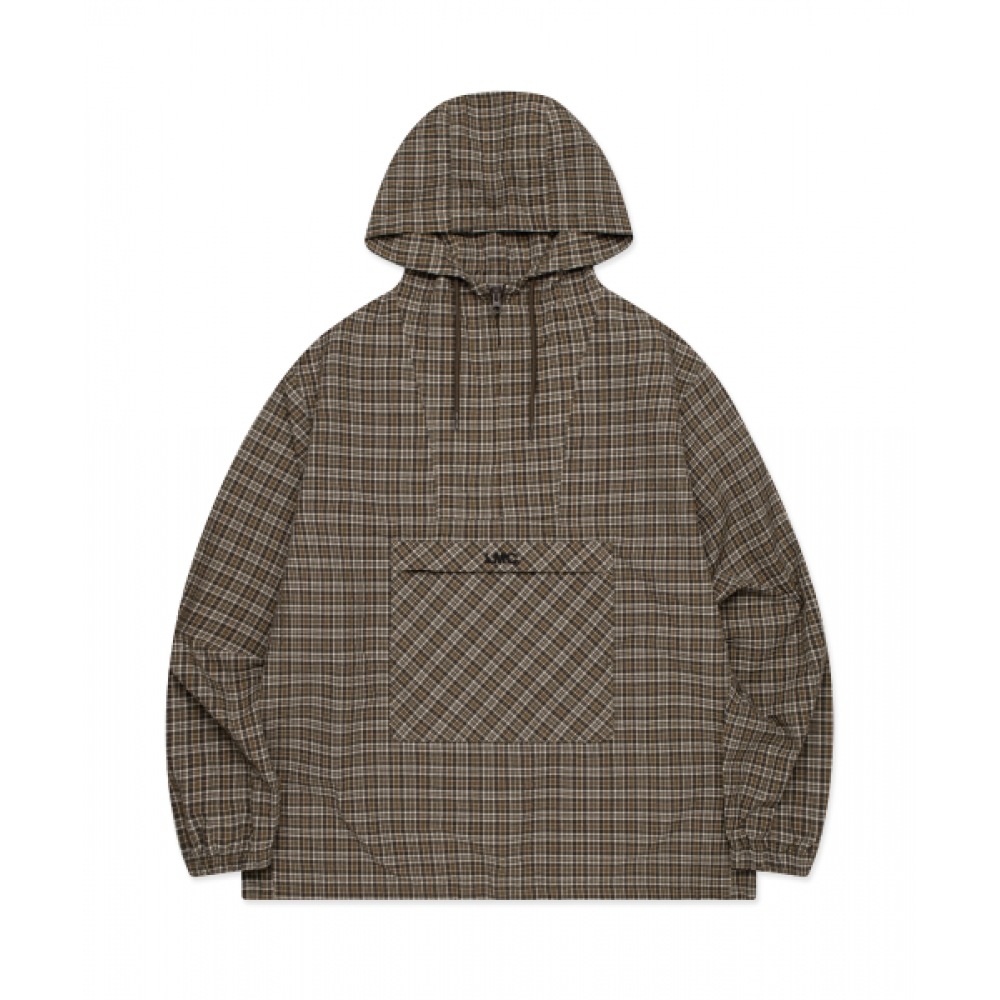 LMC OG チェックアノラックジャケットブラウン