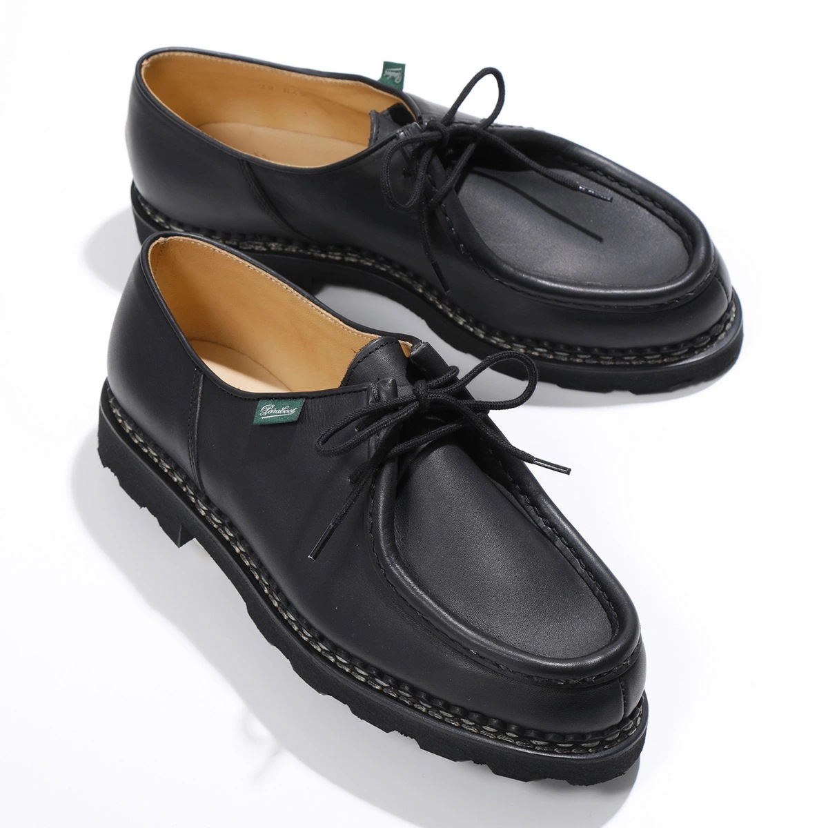 Paraboot パラブーツ チロリアンシューズ 715604 MICHAEL MARCHEII ミカエル メンズ 靴 オイルドレザー ノルヴェイジャン製法 NOIR