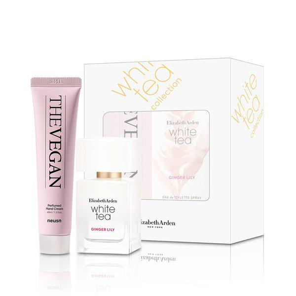 ホワイトティー ジンジャーリリー EDT 30ml+ルーズン ビーガン パフューム ハンドクリーム 40ml 2種セット