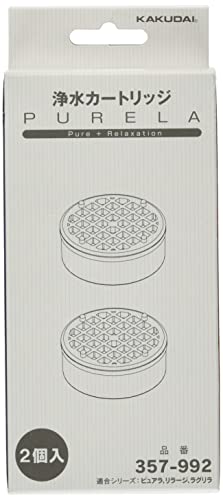 カクダイ(KAKUDAI) ピュアラ用浄水カートリッジ(2ヶ入り) 357-992
