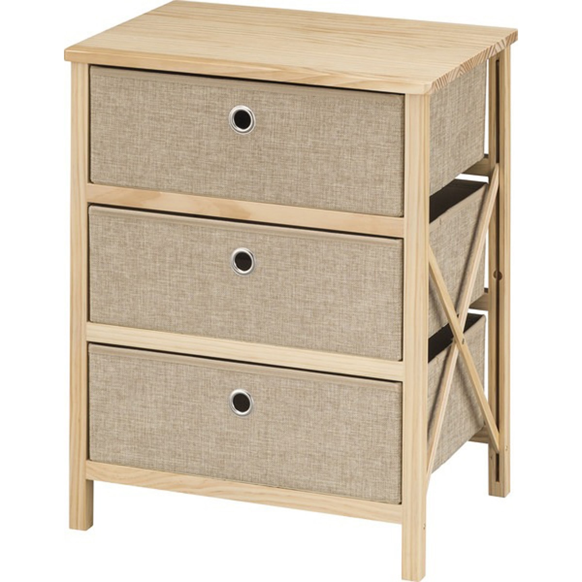 チェスト 3段 LFS-853 組み立て 簡単 シンプル 木製 ウッド おしゃれ 子供部屋 寝室 片付け ナチュラル 北欧 たんす 収納 衣装ケース