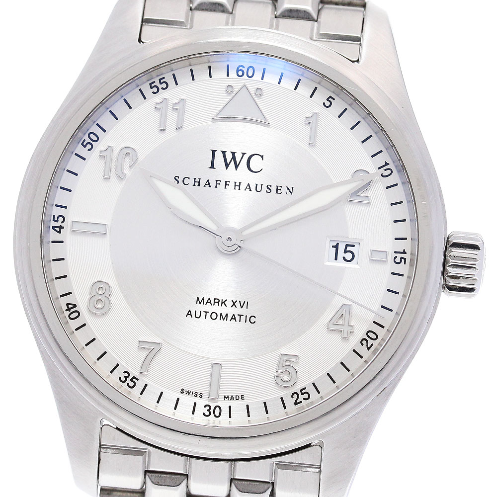 IWC IWC SCHAFFHAUSEN IW325505 パイロットウォッチ スピットファイヤー マークXVI デイト 自動巻き メンズ 美品 _845687【中古】