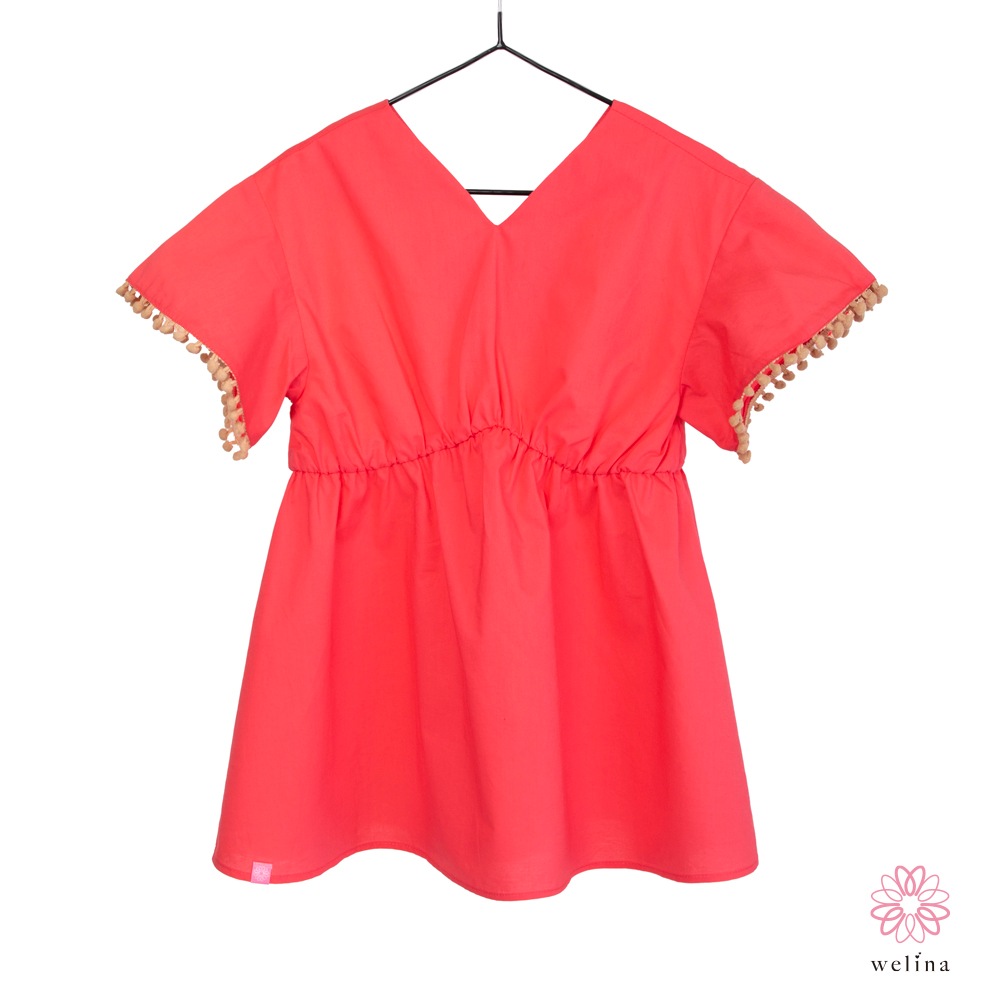 ポンポンキュートワンピース