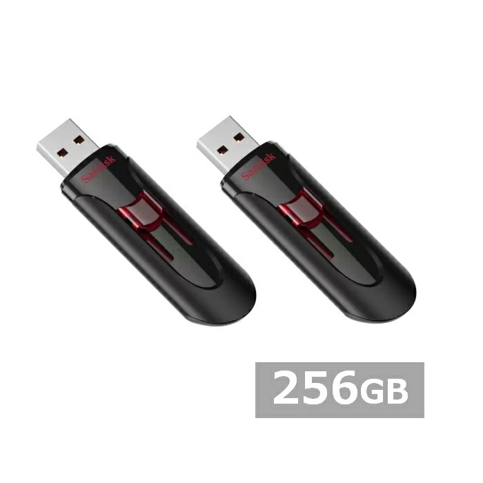 【2セット】 サンディスク USBメモリ SDCZ600-256G-G35 Cruzer Glide 3.0 USB Flash Drive 256GB Sandisk USB3.0 USBメ