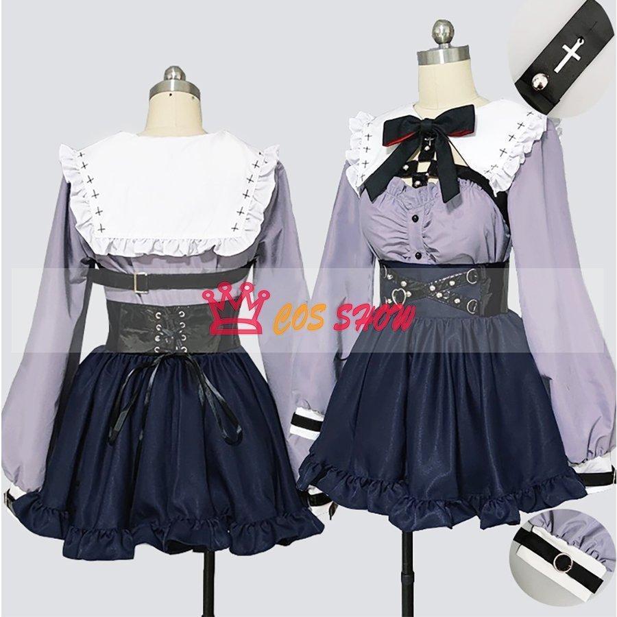 ハロウィンバーチャル YouTuber VTuber 葛葉くずは サーニャ コスプレ衣装 cosplay 仮装 髪飾り+靴下付き 仮装 イベント ステージ服 舞台 ハロウィン クリスマス