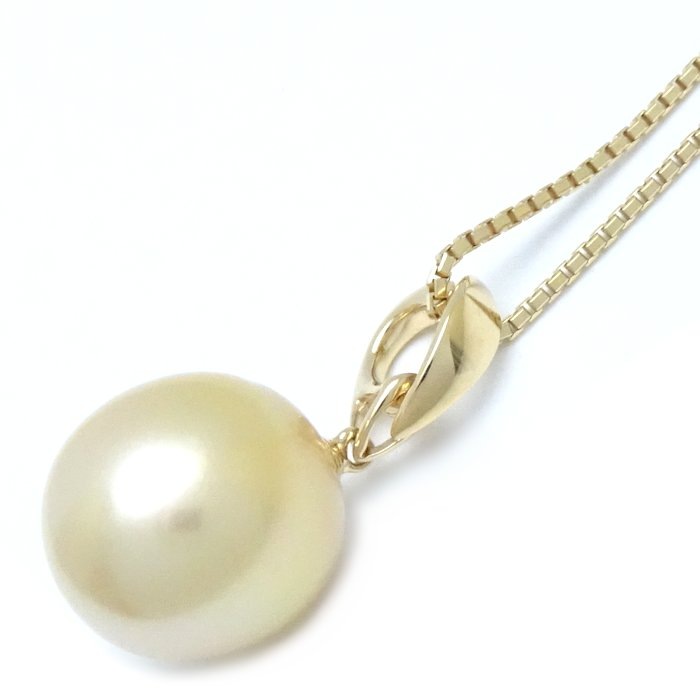 パール ネックレス バロックパール 真珠 K18YG イエローゴールド/75400【中古】
