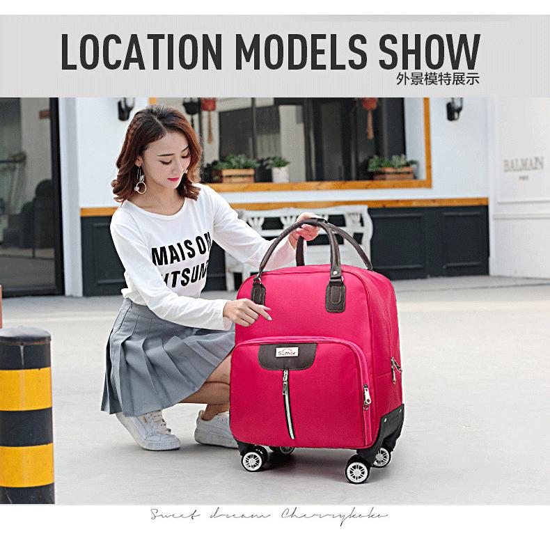 3way トロリーバッグ キャリーバッグ 機内持ち込み Sサイズ リュック ショッピングカート スーツケース 小型 トランク 旅行ケース ソフトケース