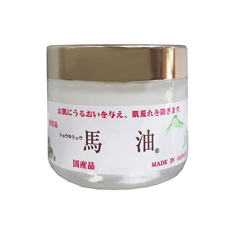 【3日以内発送】iiもの本舗 (イイモノホンポ) タテガミ油 ショウキリュウ馬油 80mL ボディクリーム